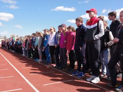 Скопинцы открыли летний легкоатлетический сезон